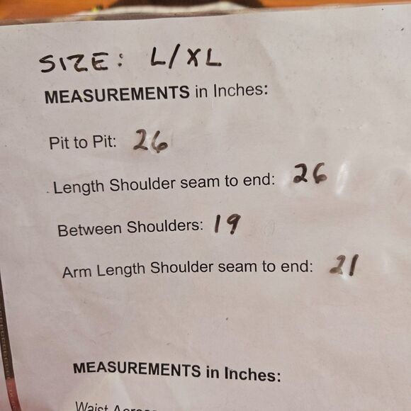 By Taylor American Original American Hand Painted L/XL Shacket Vtg Grunge Boho - Picture 6 of 15